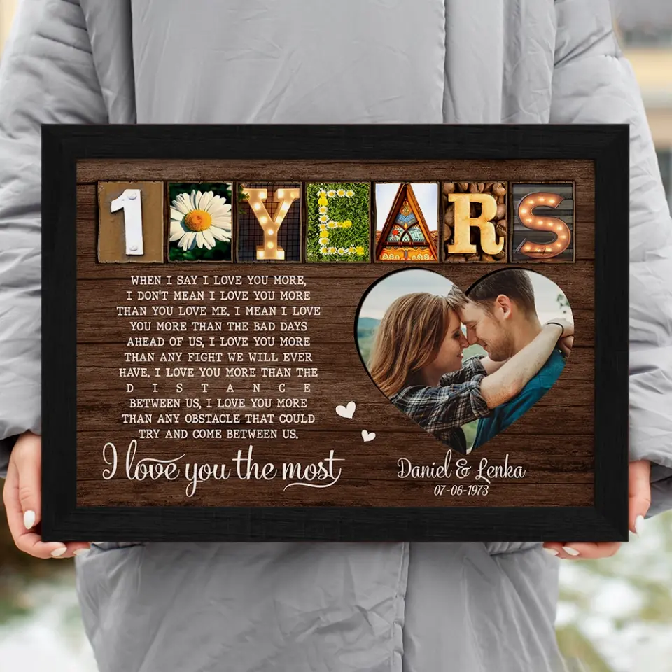 10 Years Anniversary - Personalized Canvas Poster - Gift For 10 Years Anniversary | 307IHPNPCA878 - Image 13