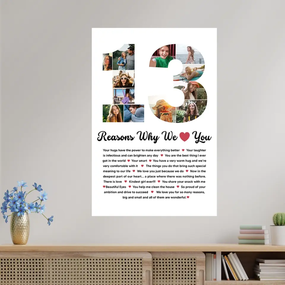 13 Reasons Why We Love You Personalized Canvas - Image 12