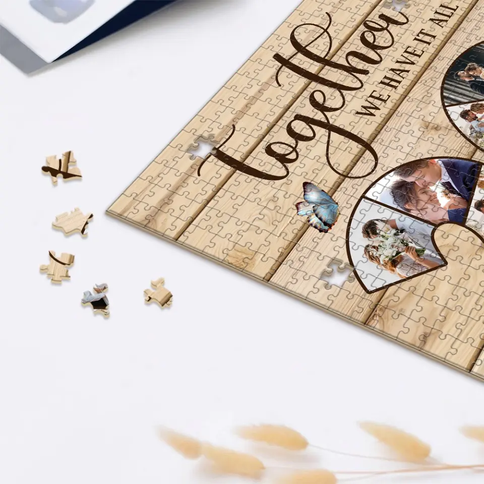 20th Anniversary Gift 20 Years Wedding Sweet Couple Gift for Husband Wife Jigsaw Puzzle - Image 7