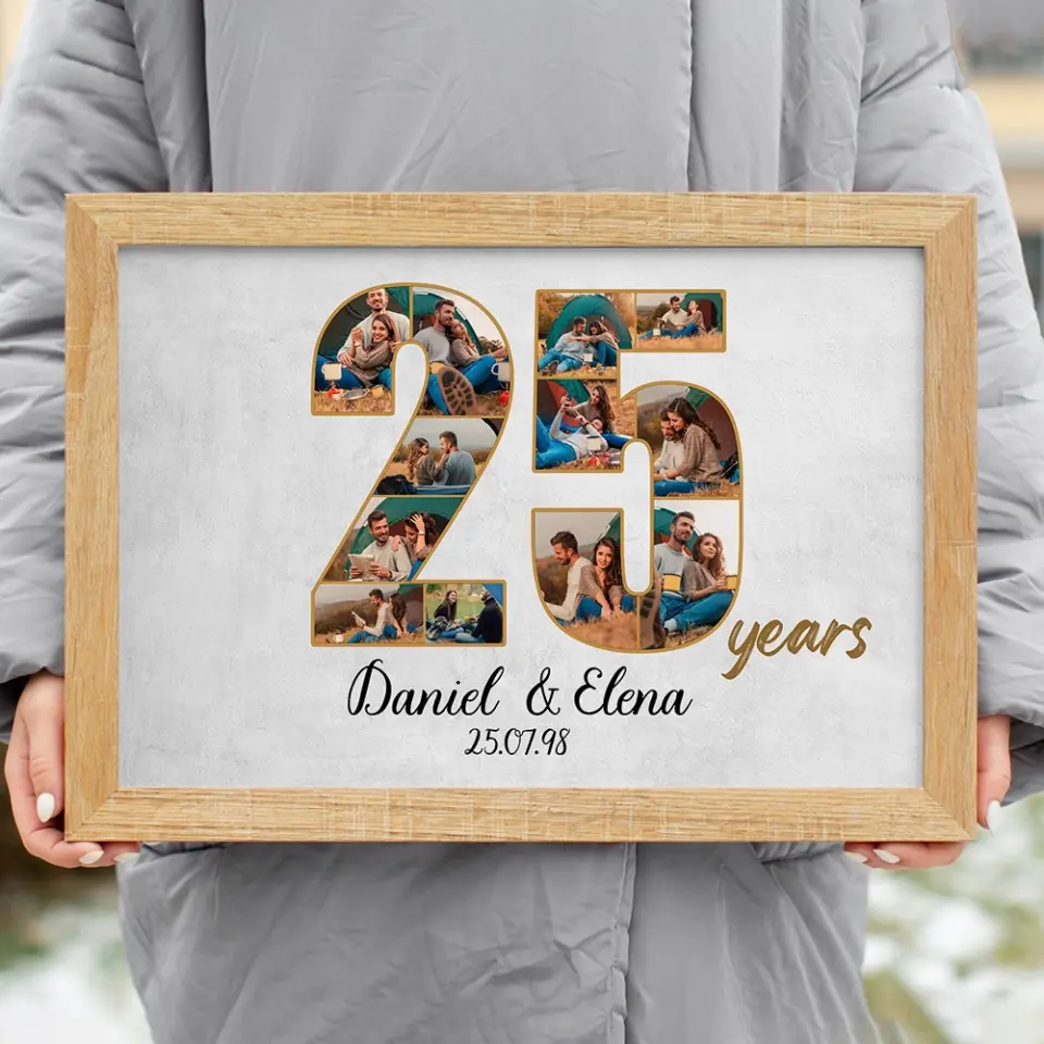 25 Years Anniversary - Canvas Wall Art - Gift For 25 Year Anniversary Birthday | 307IHPNPCA859 - Image 16