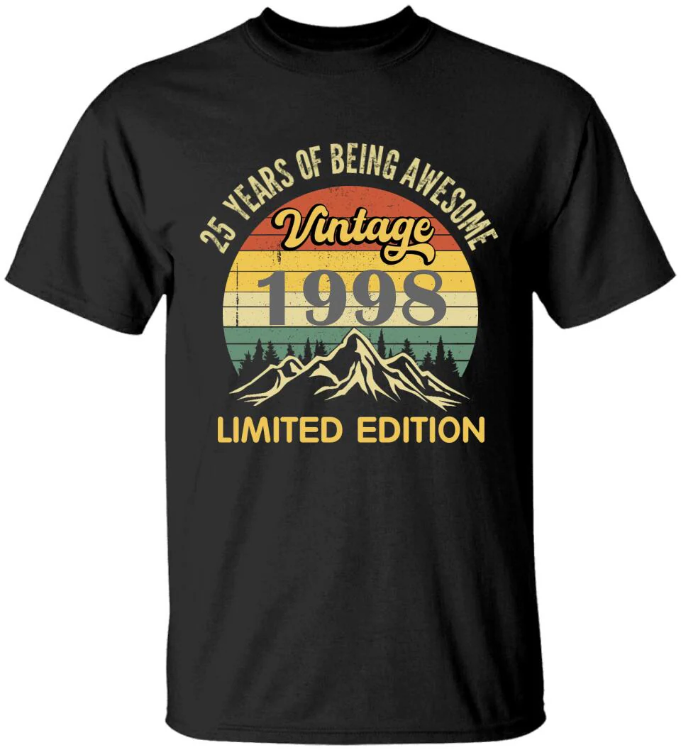 25 Years of Being Awesome Personalized T-shirt - Image 2