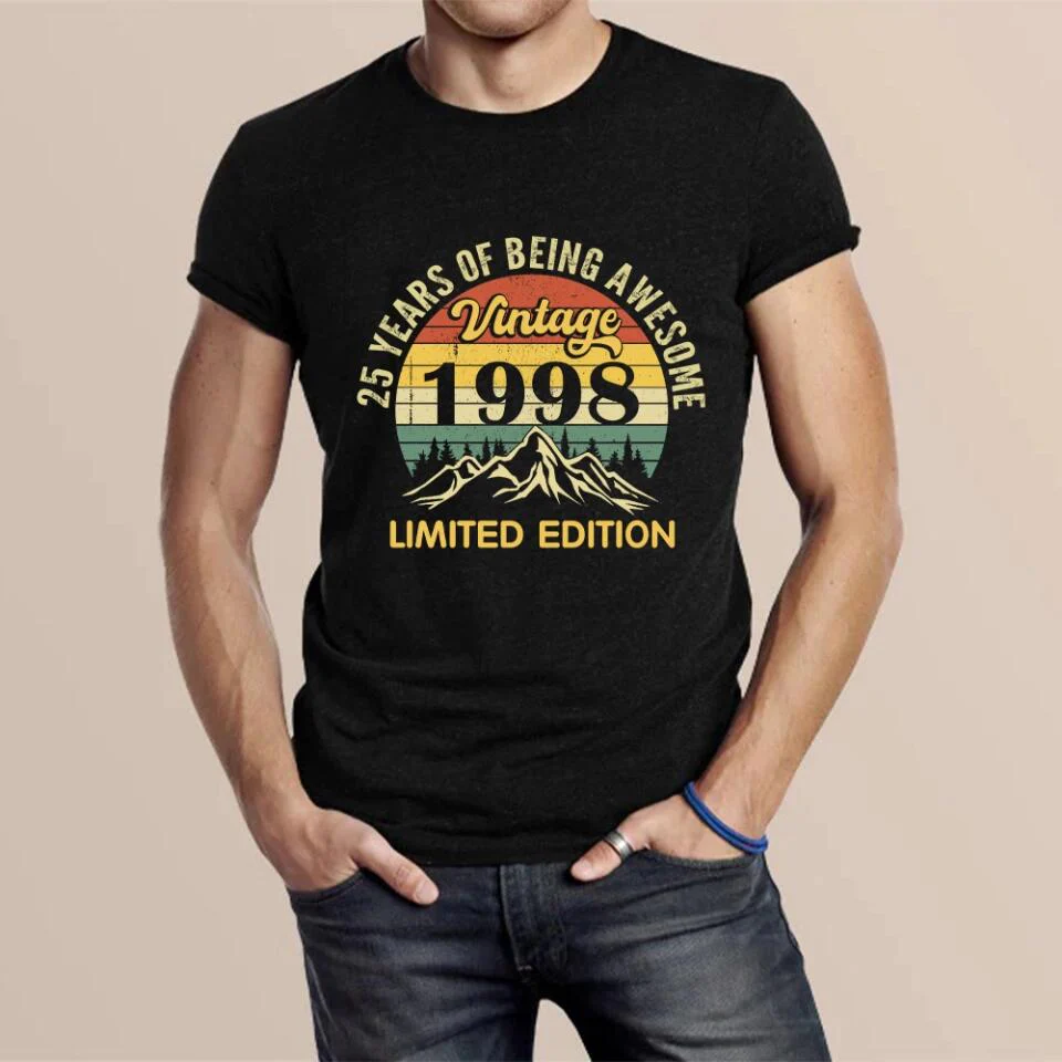 25 Years of Being Awesome Personalized T-shirt - Image 4