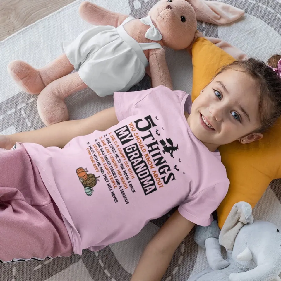 5 Things You Should Know About My Grandma - Witch Grandma Shirt - Image 3