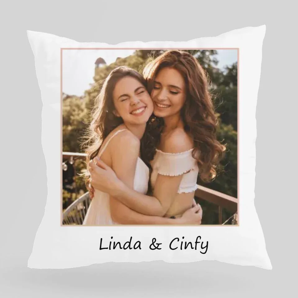 A Friend Is One Of The Nicest Things - Personalized Pillow - Gift for Friend, Bestie - Image 4
