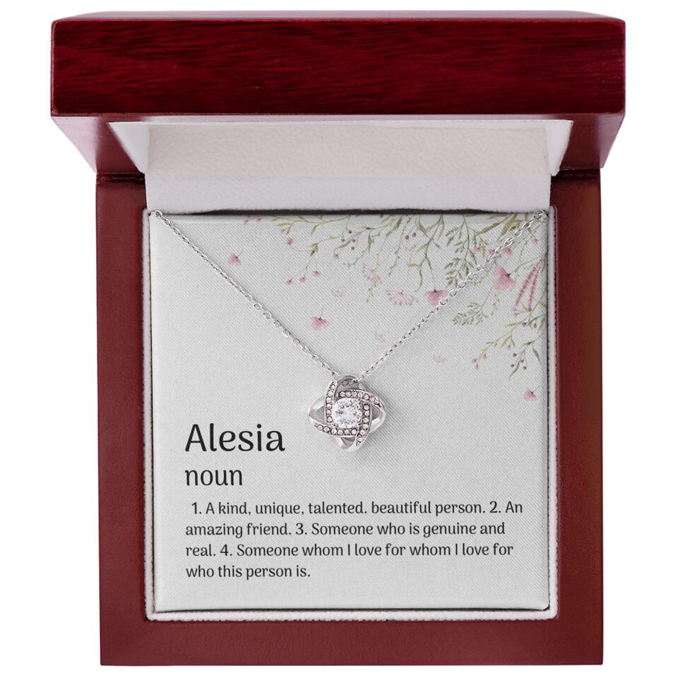 A Kind Unique Talented Beautiful Person Personalized Necklace - Image 10