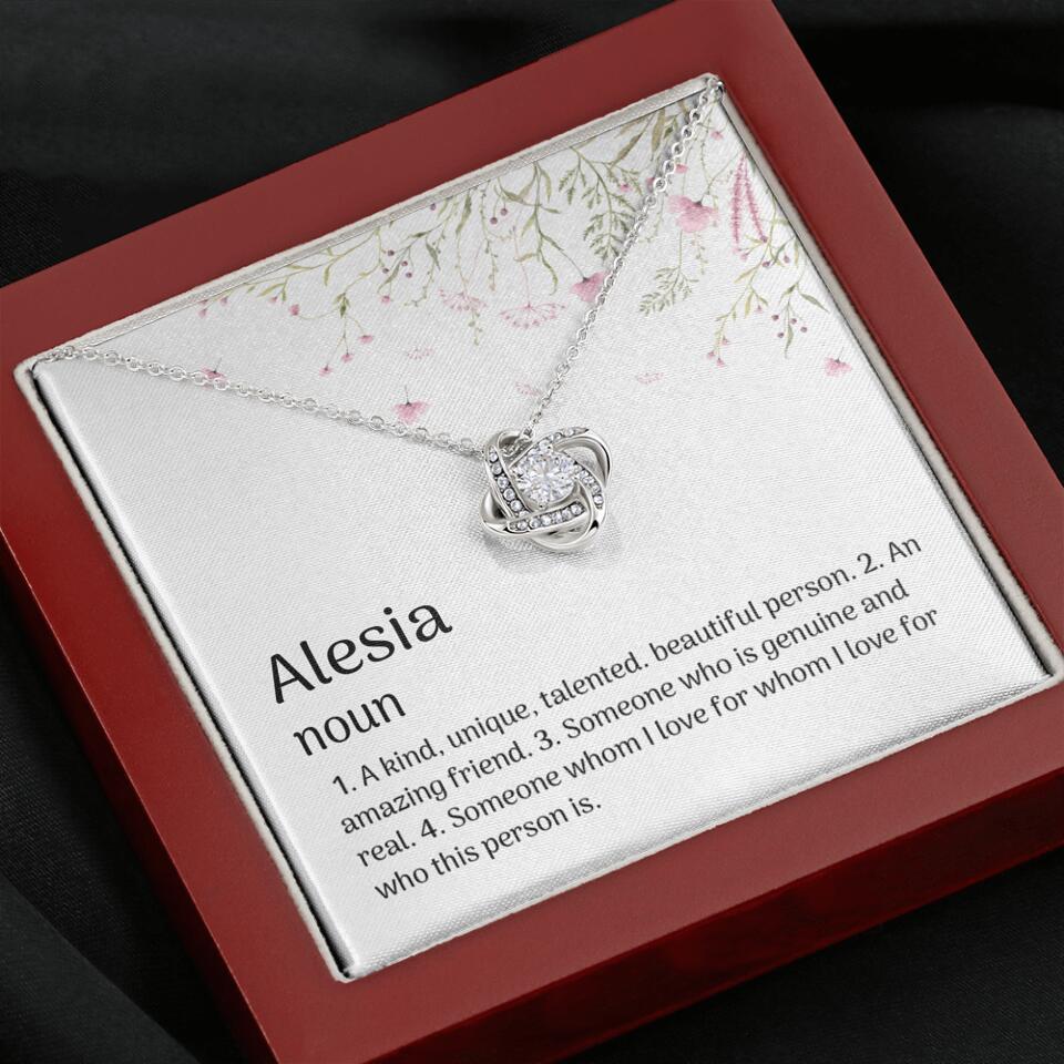 A Kind Unique Talented Beautiful Person Personalized Necklace - Image 11
