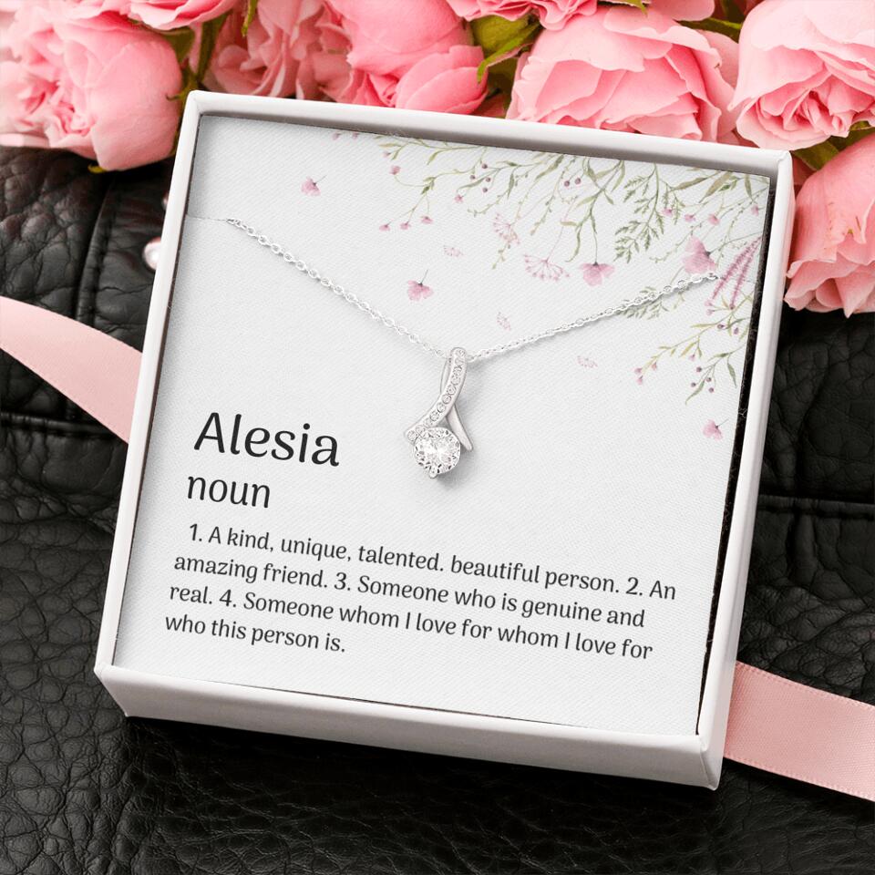 A Kind Unique Talented Beautiful Person Personalized Necklace - Image 13