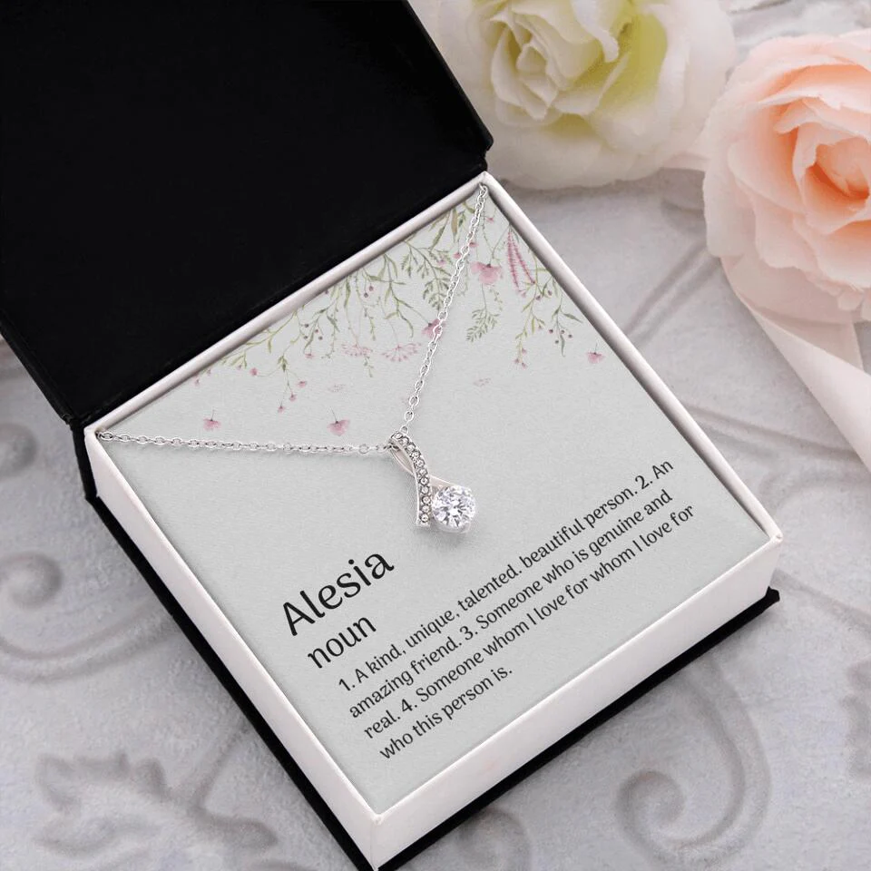 A Kind Unique Talented Beautiful Person Personalized Necklace - Image 14