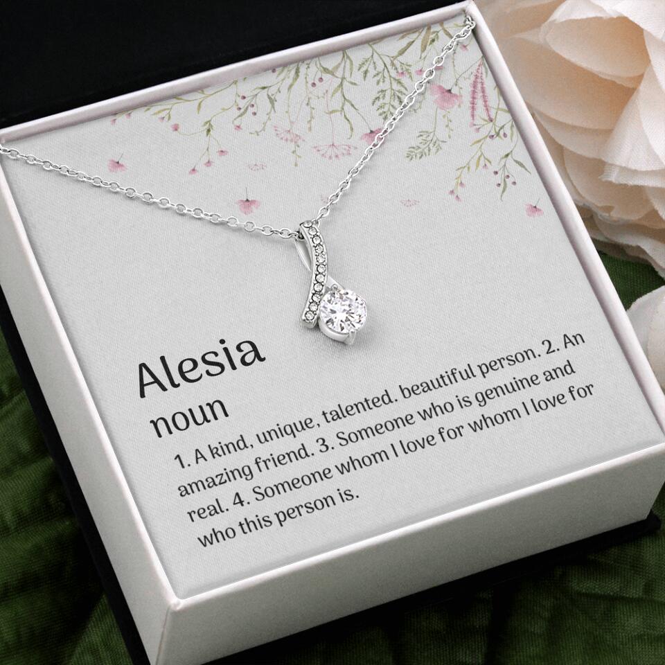 A Kind Unique Talented Beautiful Person Personalized Necklace - Image 15