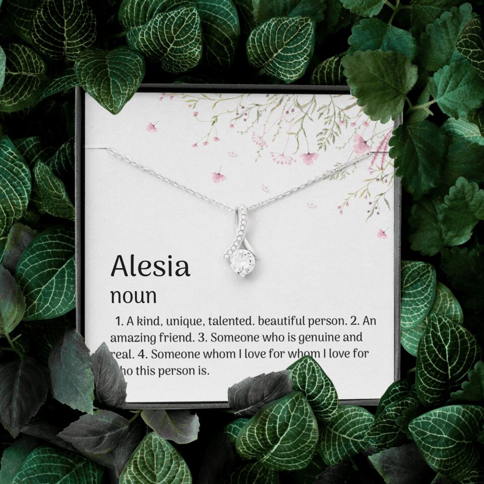 A Kind Unique Talented Beautiful Person Personalized Necklace - Image 16