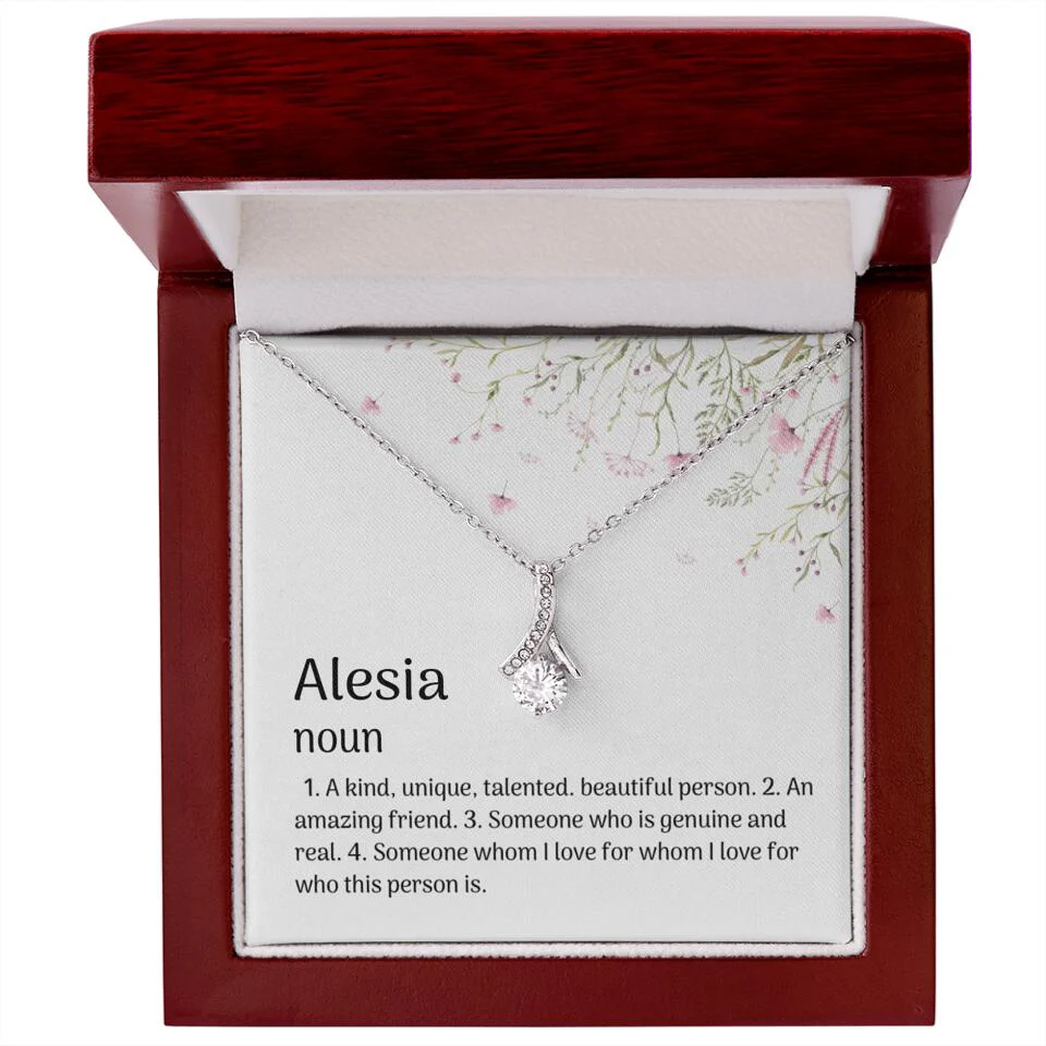 A Kind Unique Talented Beautiful Person Personalized Necklace - Image 17