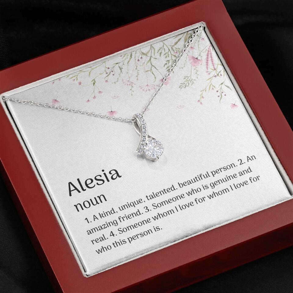A Kind Unique Talented Beautiful Person Personalized Necklace - Image 18