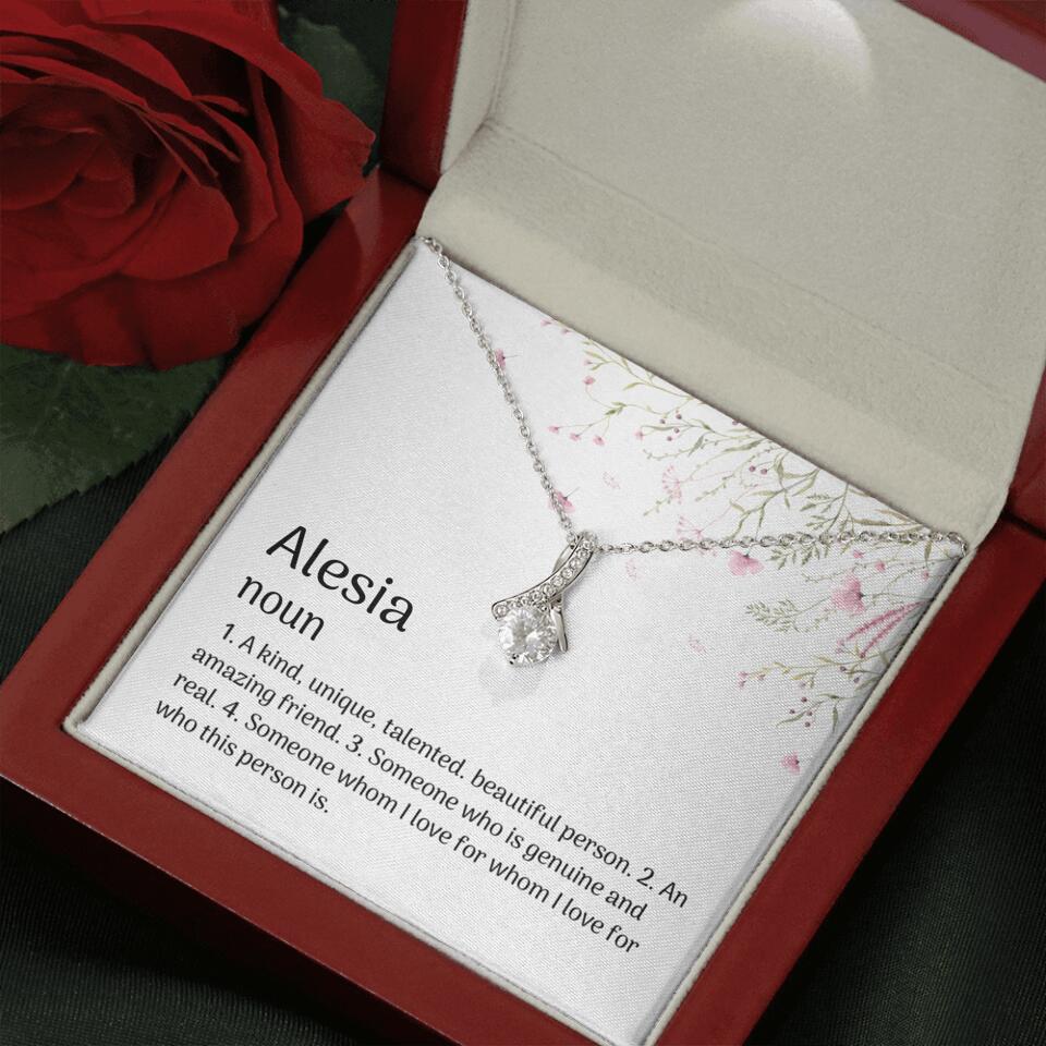 A Kind Unique Talented Beautiful Person Personalized Necklace - Image 19