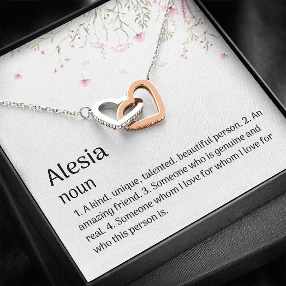 A Kind Unique Talented Beautiful Person Personalized Necklace - Image 2