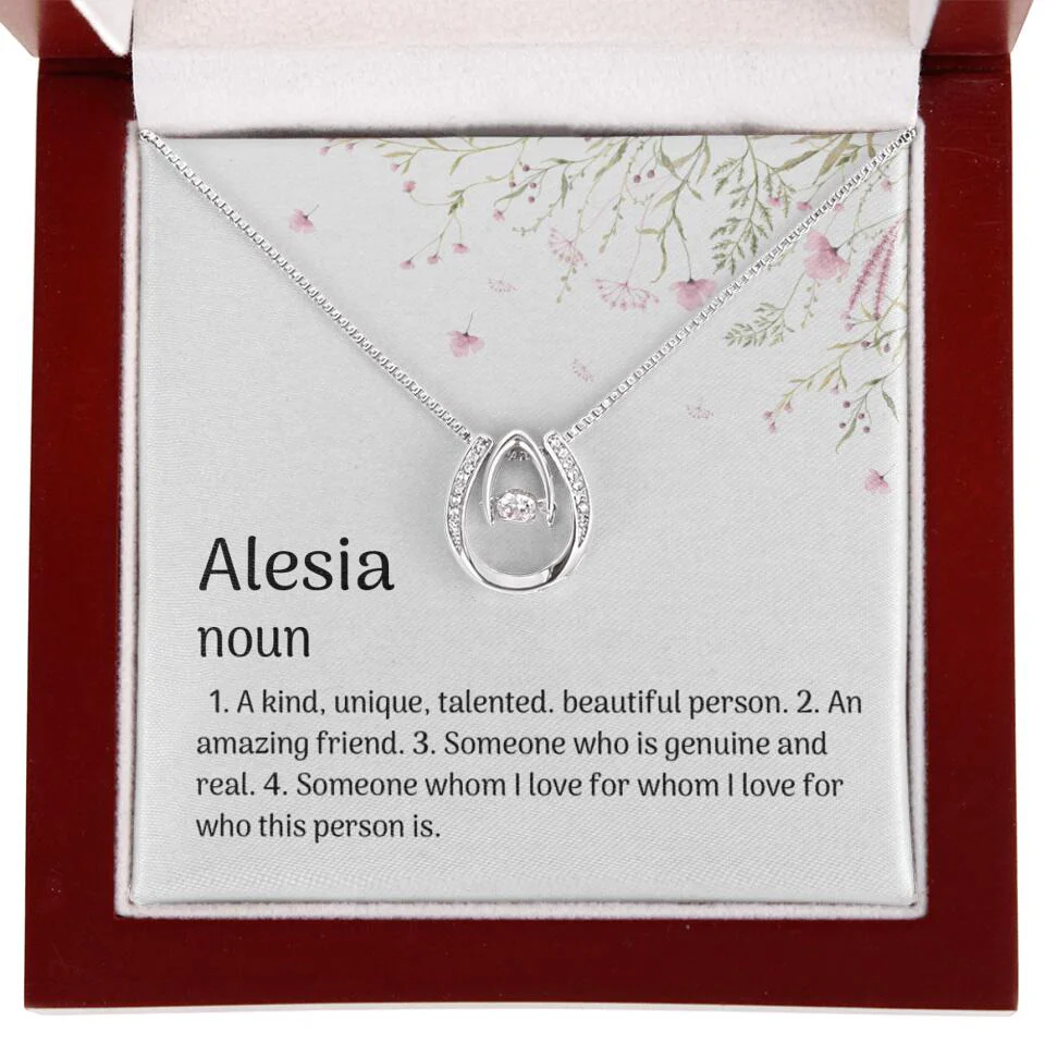 A Kind Unique Talented Beautiful Person Personalized Necklace - Image 26