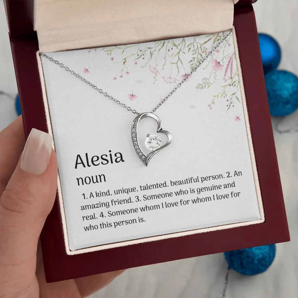 A Kind Unique Talented Beautiful Person Personalized Necklace - Image 37