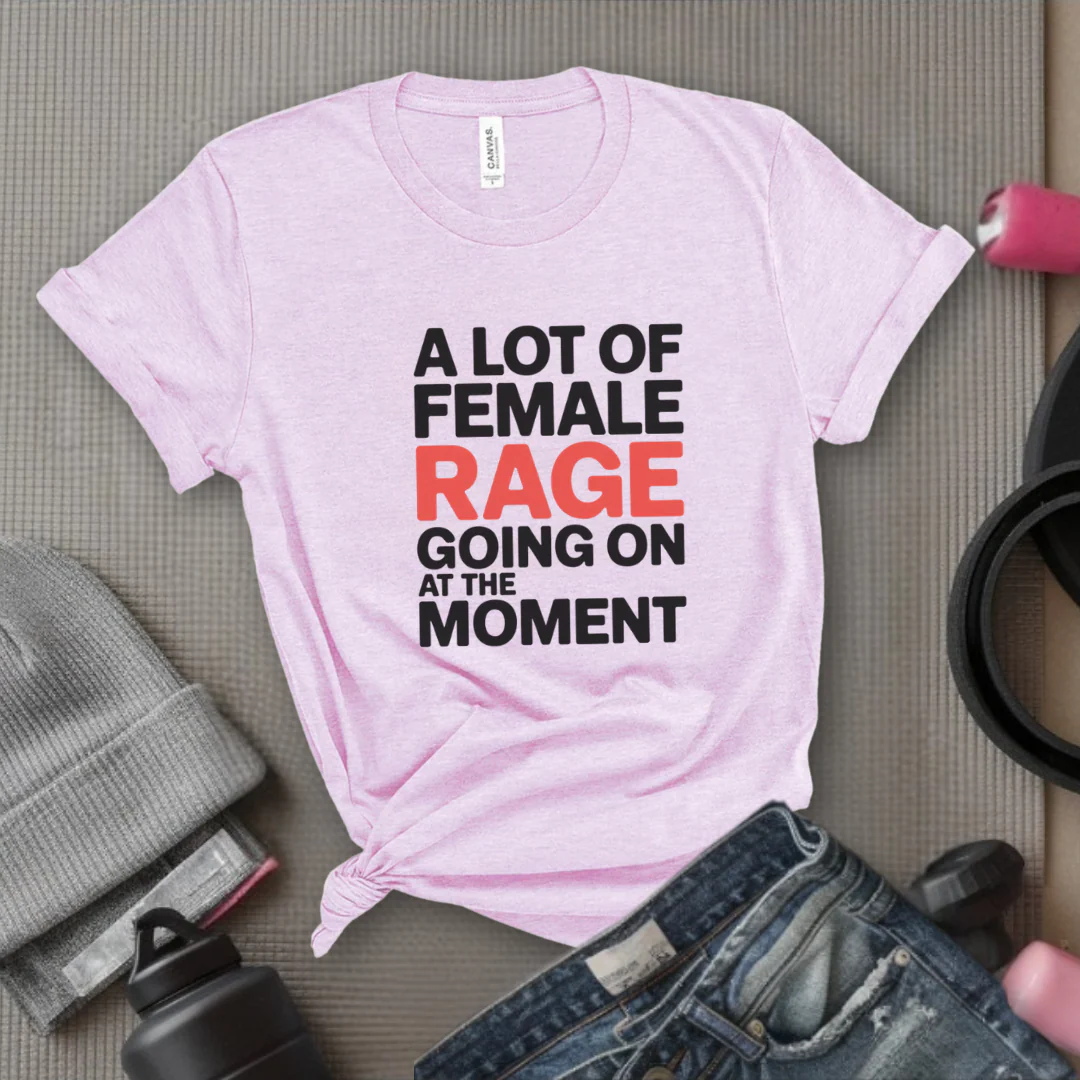 A Lot of Female Rage Going On At The Moment Shirt - Feminist Women Empowerment Shirt - R.B.G Tshirt - Gifts for Feminists - Bella Canvas 3001 - Image 6