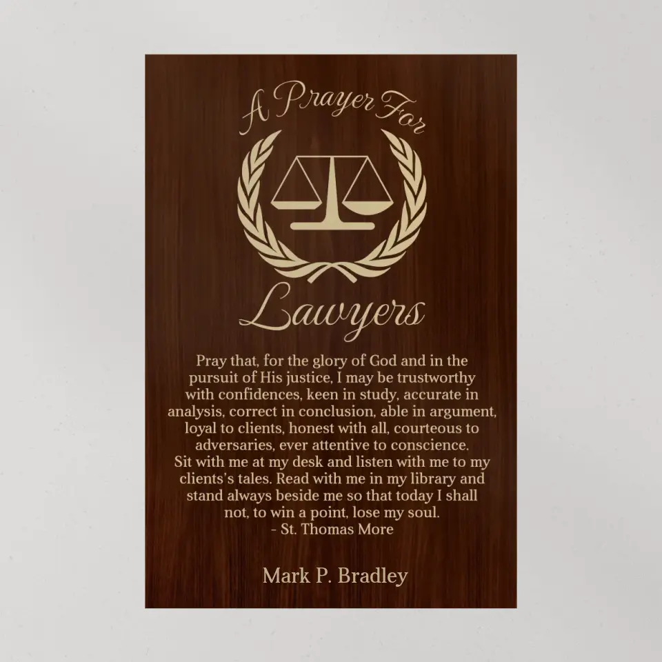 A Prayer For Lawyers - Canvas Wall Art Home Decor - Gift For Judge Lawyers | 309IHPBNCA330 - Image 8