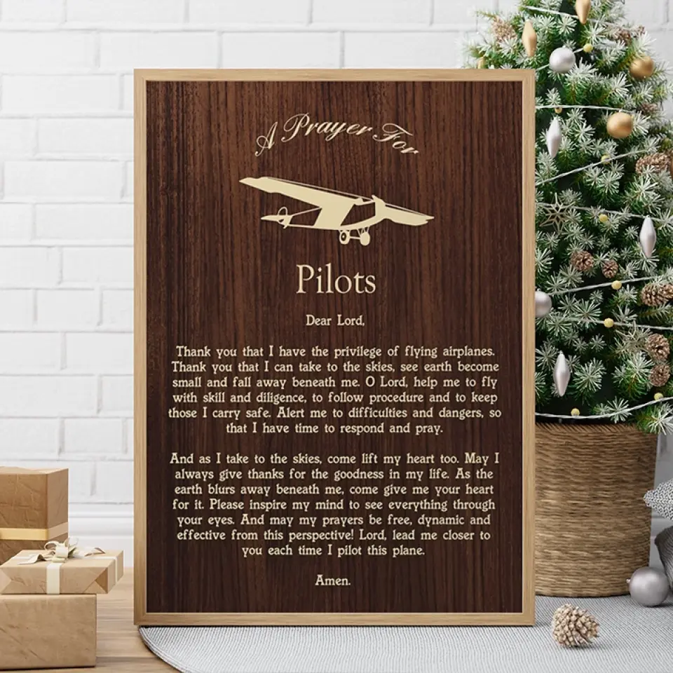 A Prayer For Pilots, Personalized Canvas Poster Wall Art Home Decor, Gift For Pilots | 309IHPLNCA1022 - Image 12