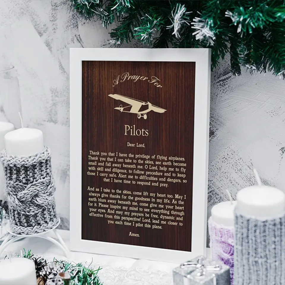 A Prayer For Pilots, Personalized Canvas Poster Wall Art Home Decor, Gift For Pilots | 309IHPLNCA1022 - Image 13