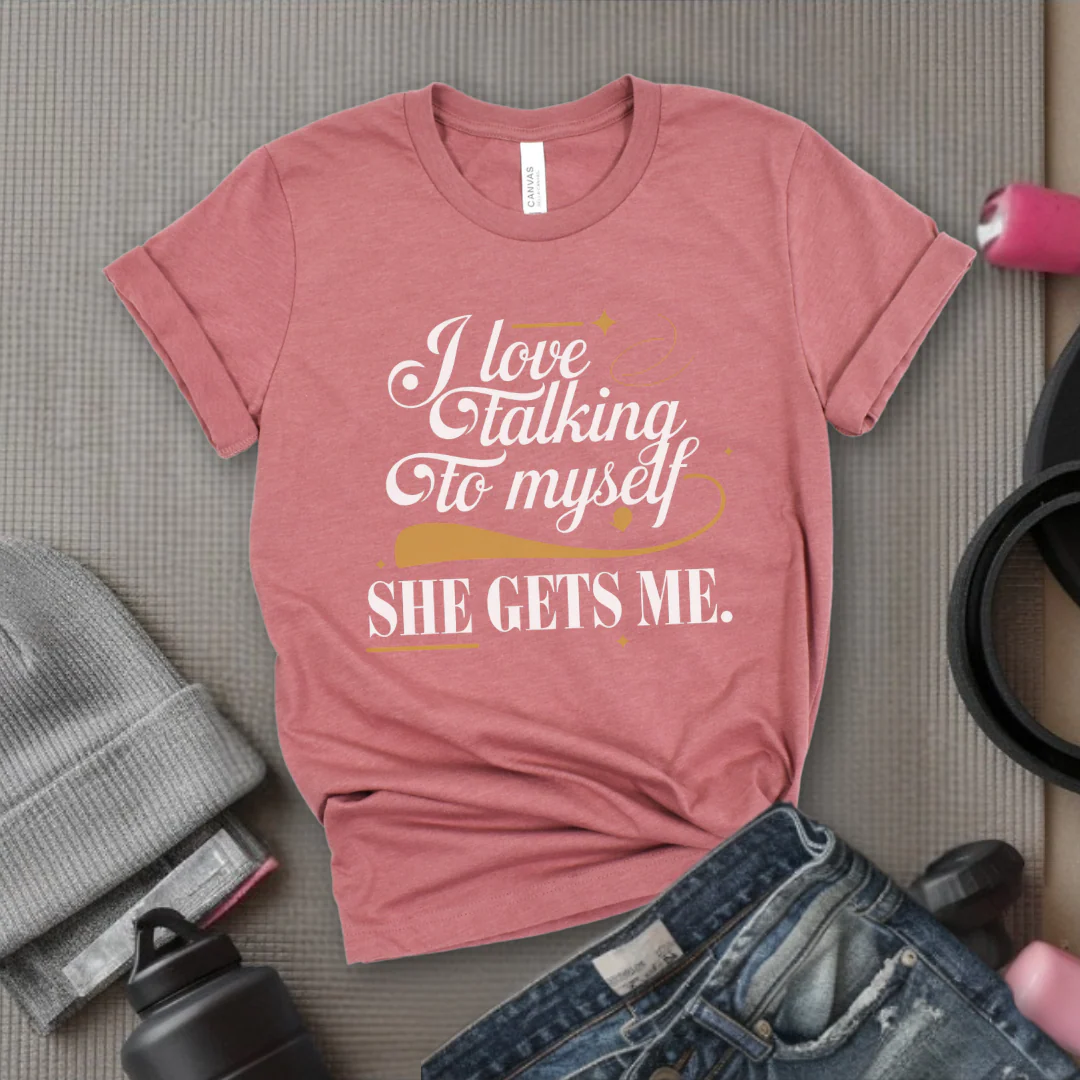 I Love Talking To Myself - Women Empowerment Tshirt - Gift for Strong Women, Feminists - Bella Canvas 3001 - Image 7