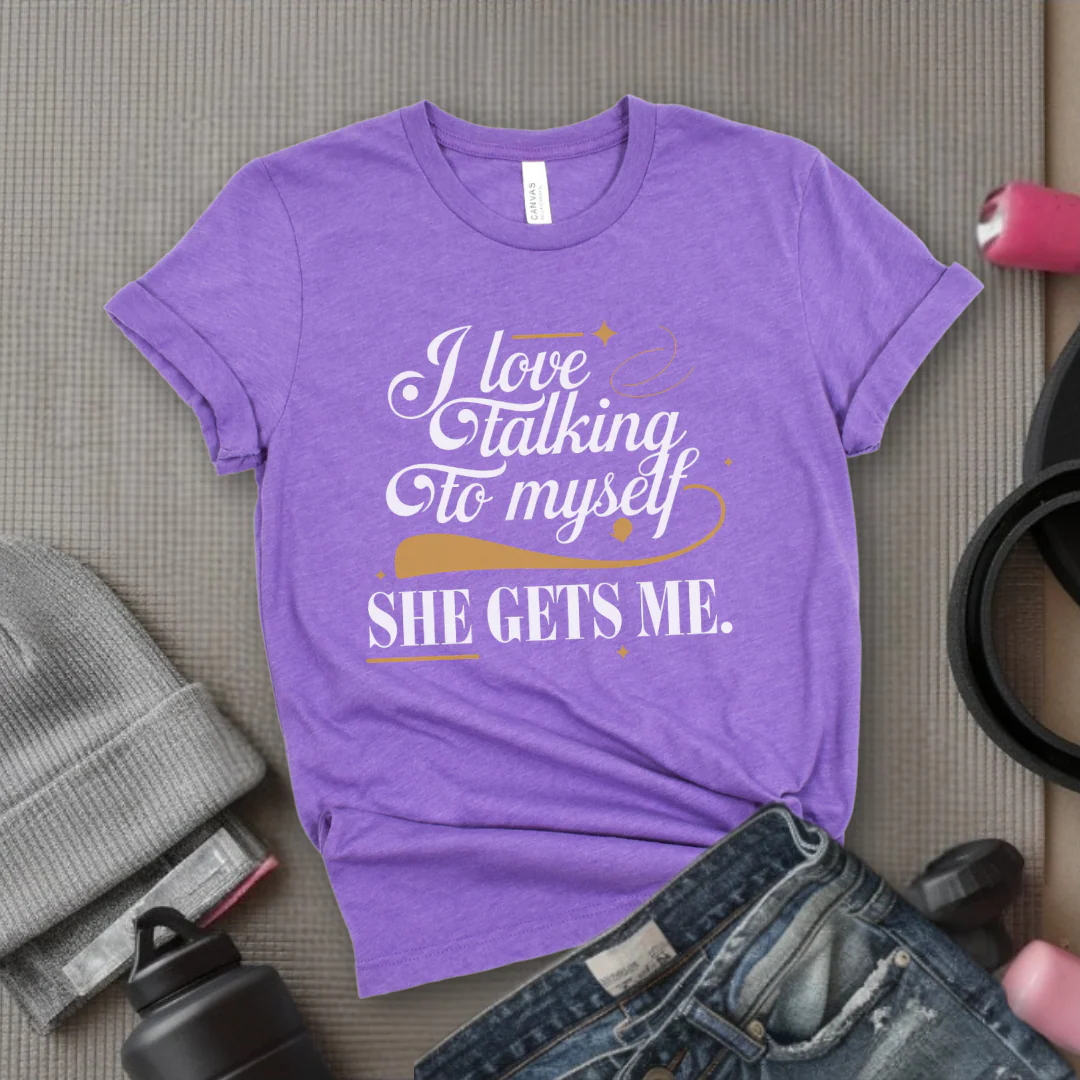 I Love Talking To Myself - Women Empowerment Tshirt - Gift for Strong Women, Feminists - Bella Canvas 3001 - Image 9