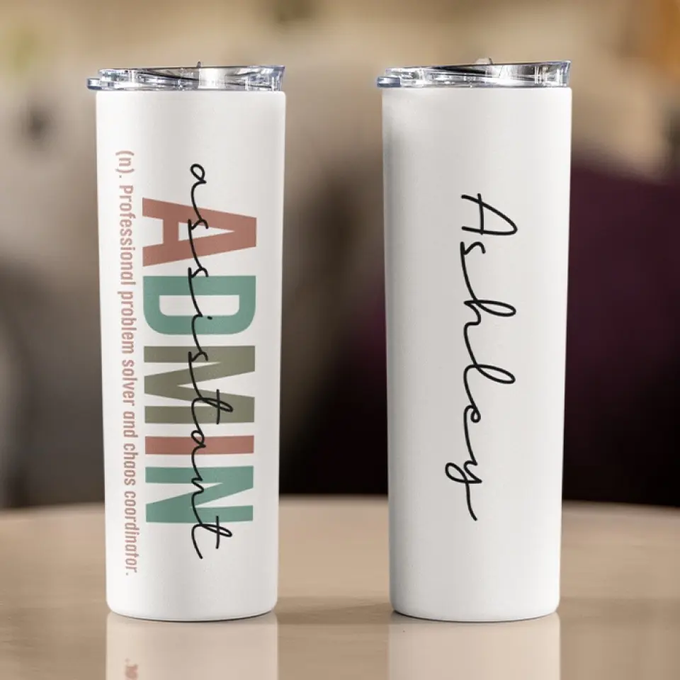Admin Assistant Meaning Custom Tumbler Gift For Coworker - Image 13