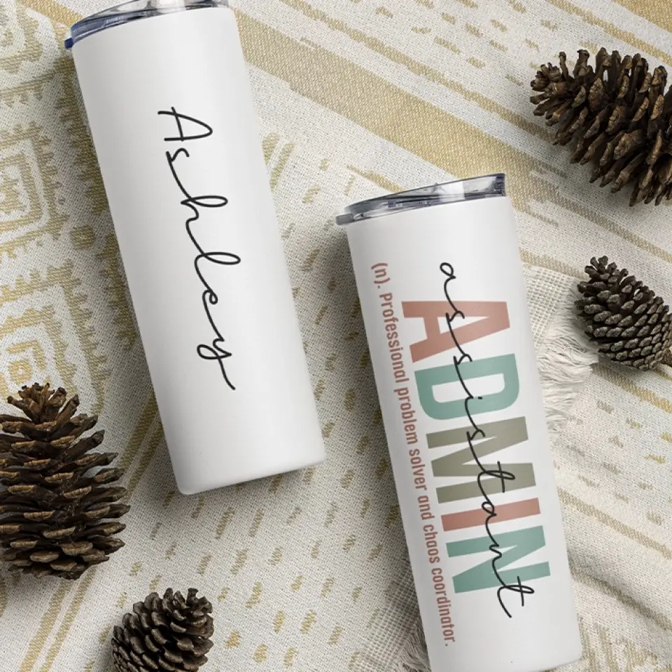 Admin Assistant Meaning Custom Tumbler Gift For Coworker - Image 14