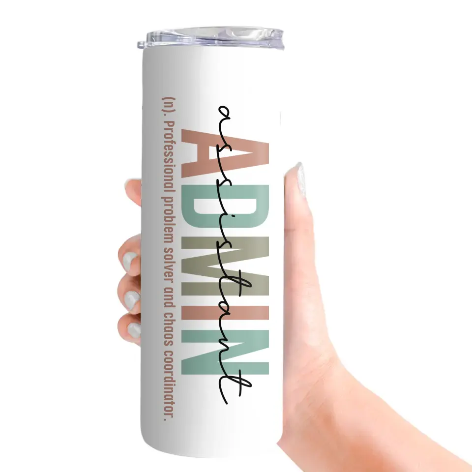 Admin Assistant Meaning Custom Tumbler Gift For Coworker - Image 4