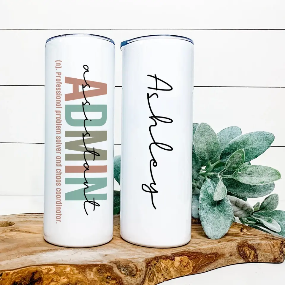 Admin Assistant Meaning Custom Tumbler Gift For Coworker - Image 9