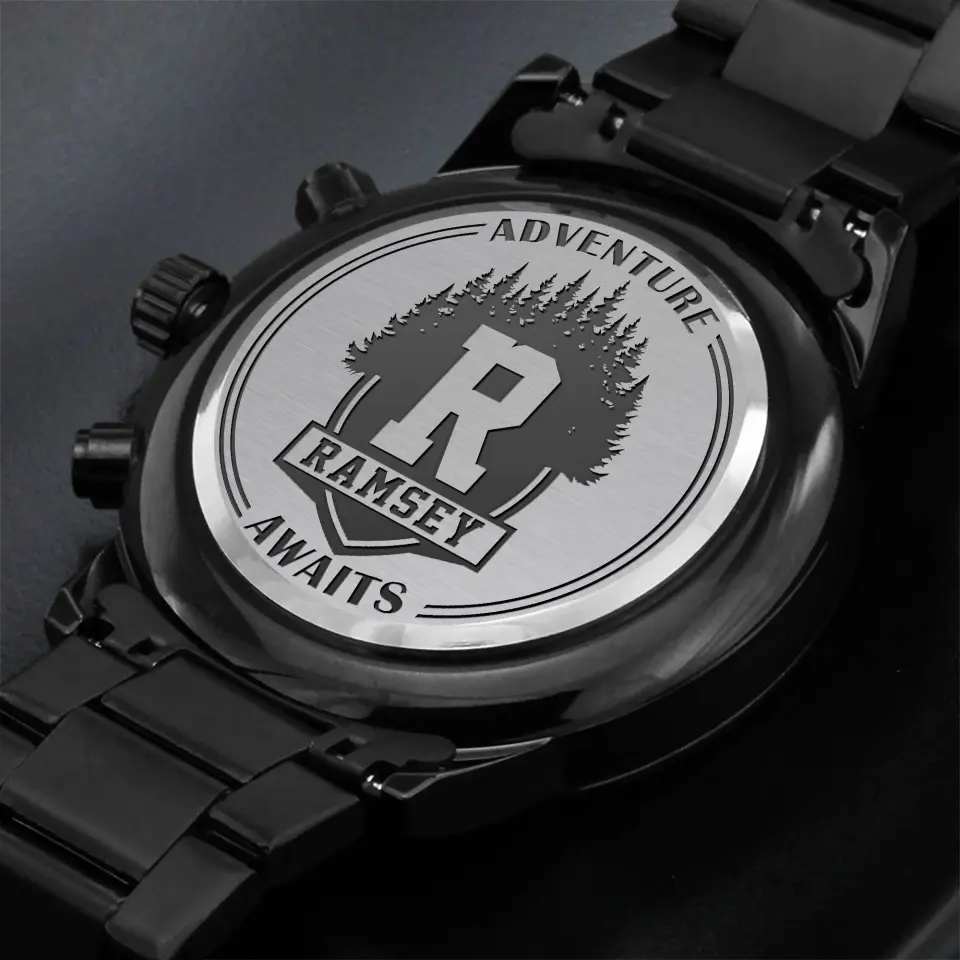 Adventure Awaits Custom Engraved Watches Gift For Men - Image 4