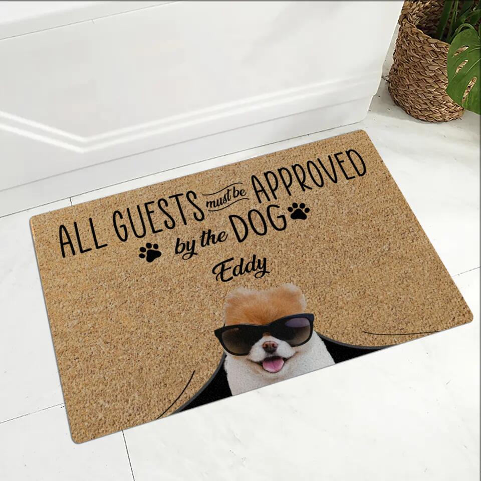 All Guests Must Be Approved By The Dog - Housewarming Gifts - Custom Doormat - Funny Gift For Dog Lovers - Image 4