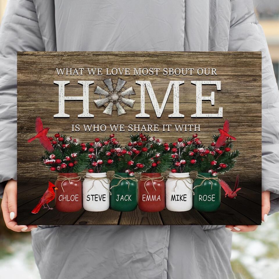 All Hearts Come Home For Christmas Custom Canvas Poster Memorial Gift For Christmas - Image 5