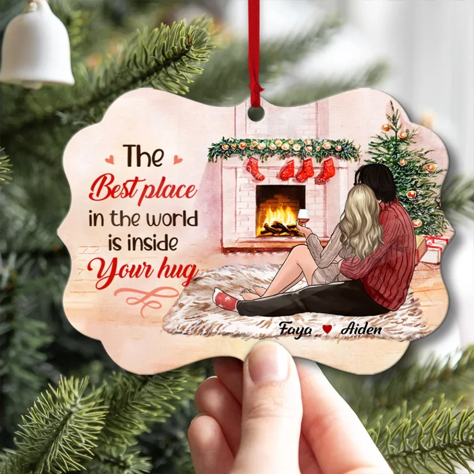 All I Want For Christmas Is You - Personalized Ornament - Gift For Couple Christmas - Image 3