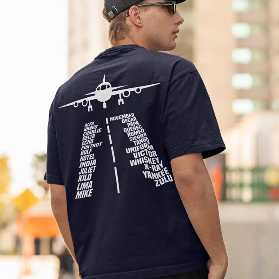 Alphabet Flying Pilot Shirt Gifts for Pilot - Image 10