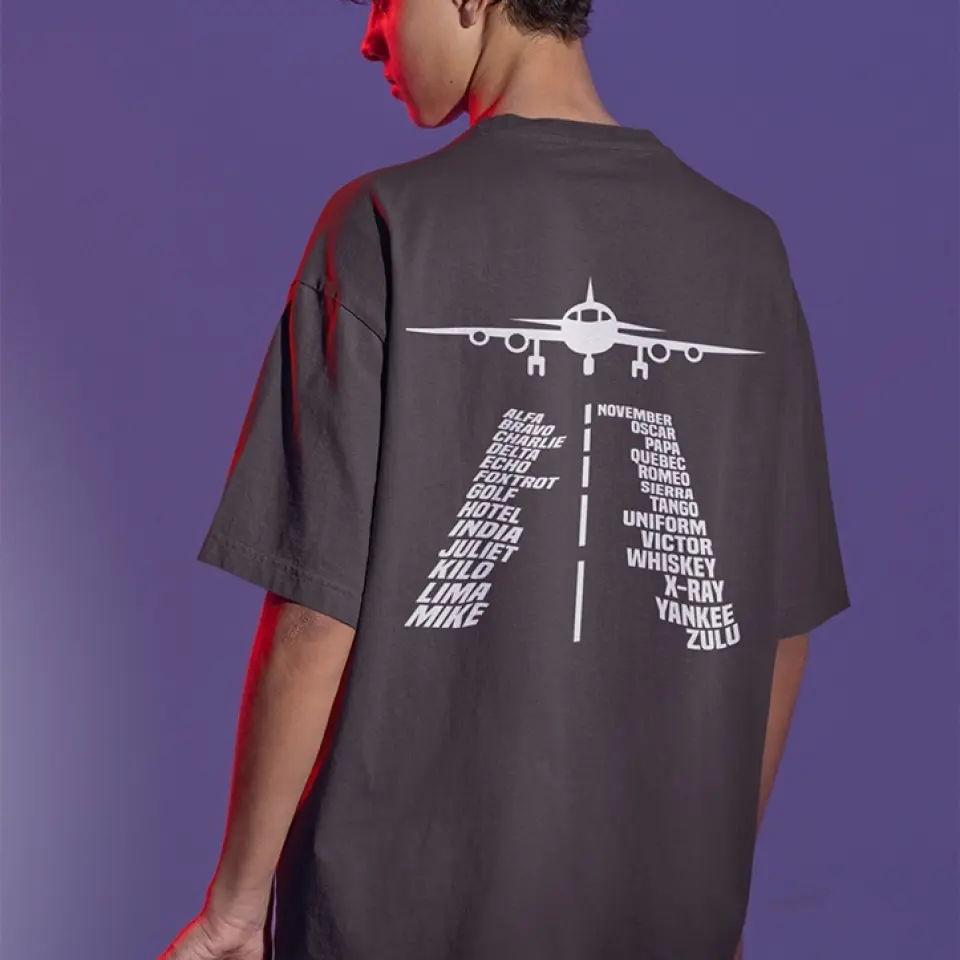 Alphabet Flying Pilot Shirt Gifts for Pilot - Image 11