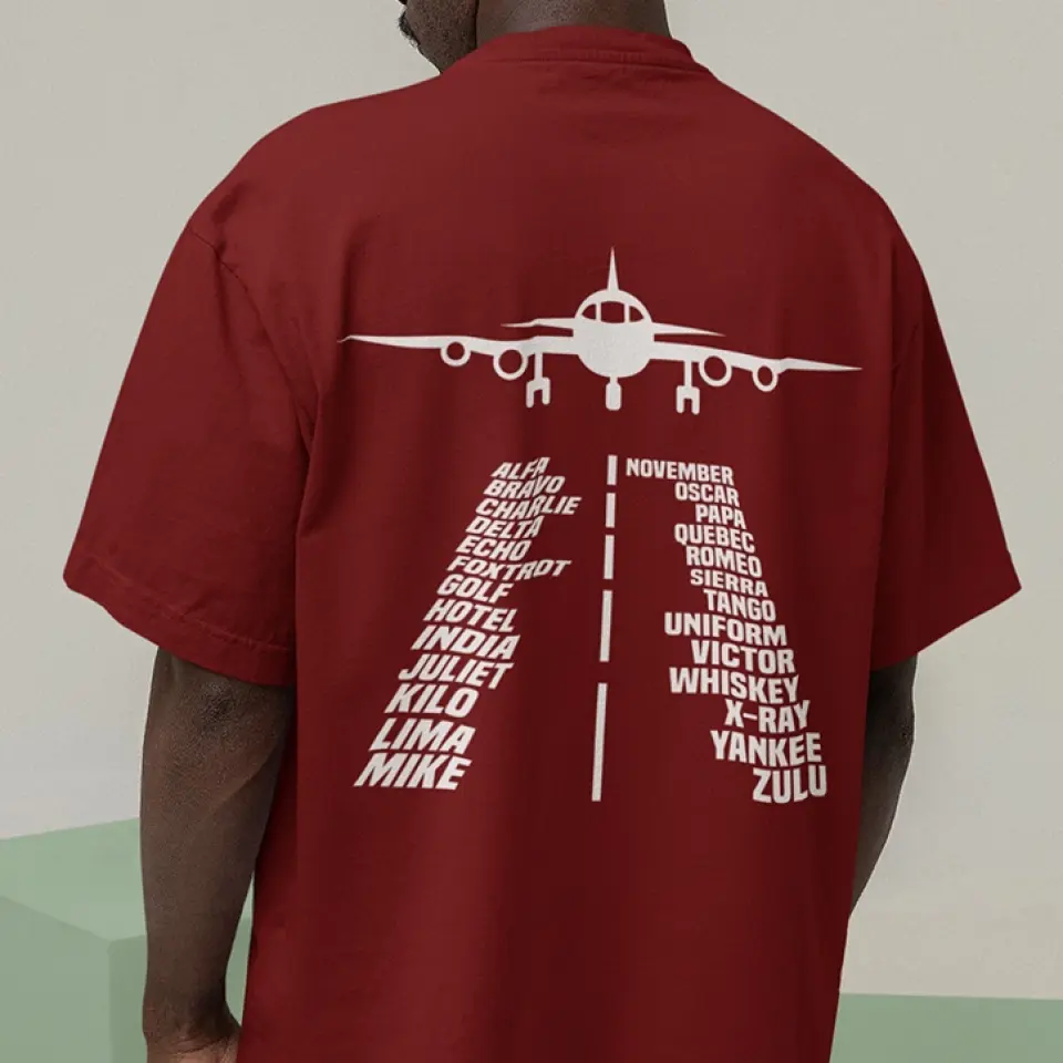 Alphabet Flying Pilot Shirt Gifts for Pilot - Image 8