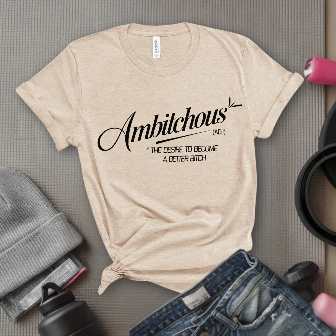 Ambitchous - Women's March T-Shirt - Feminism Tee - Gift for Her - Bella Canvas 3001 - Image 6