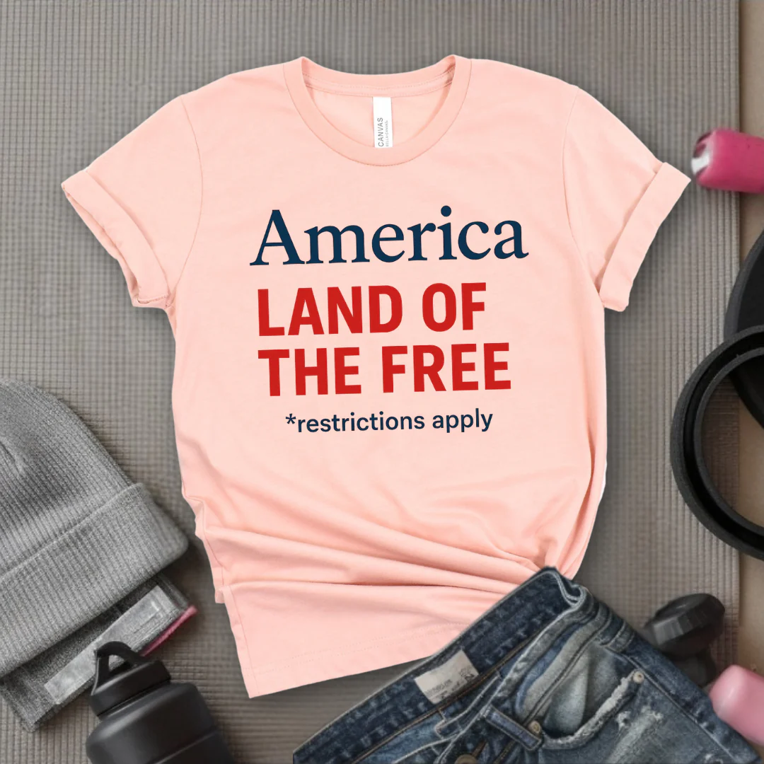 America Land Of The Free - Women Empower Feminist Tee - Bella Canvas 3001 - Image 10