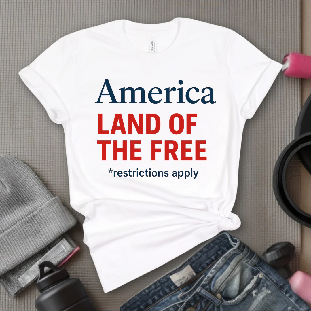 America Land Of The Free - Women Empower Feminist Tee - Bella Canvas 3001 - Image 7