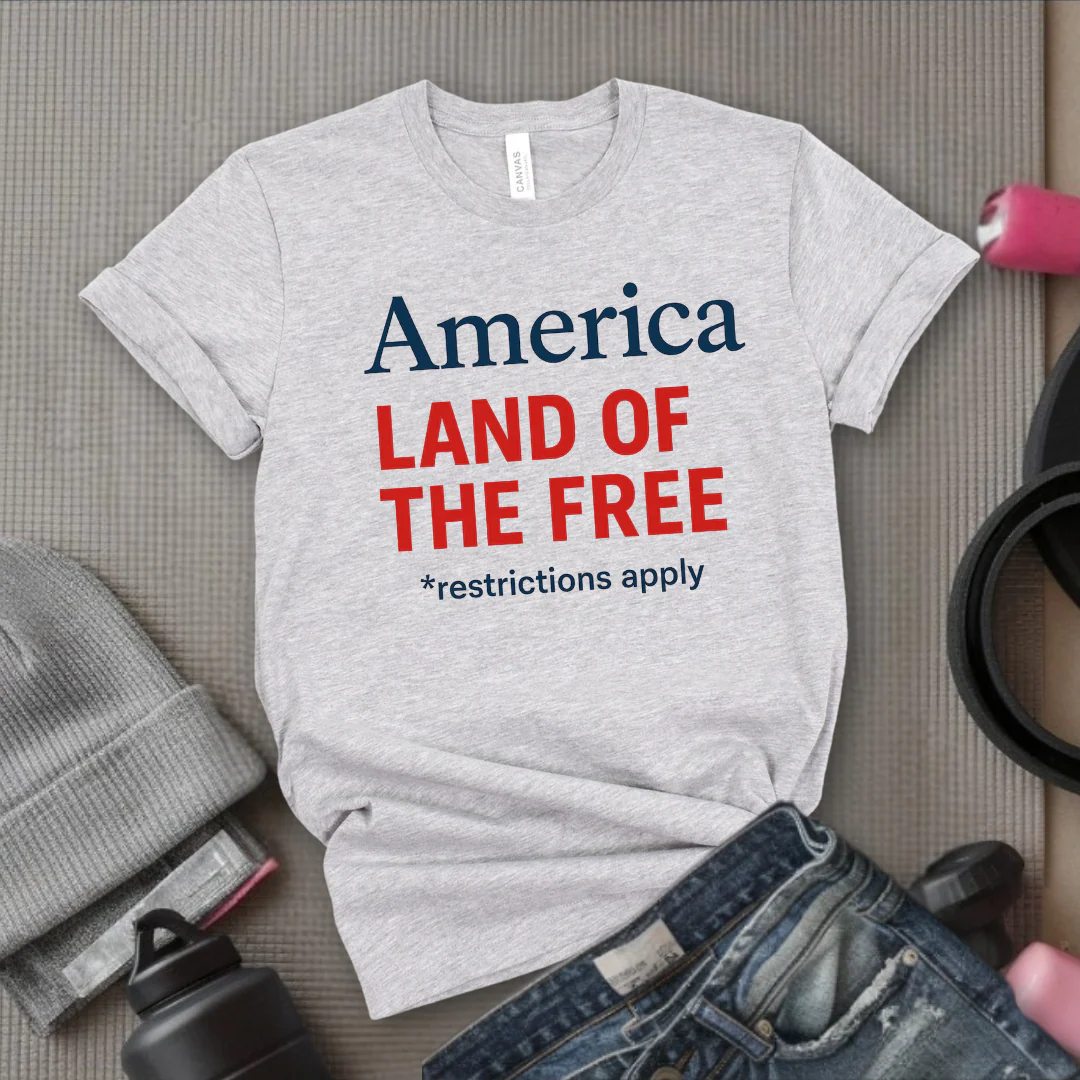 America Land Of The Free - Women Empower Feminist Tee - Bella Canvas 3001 - Image 8