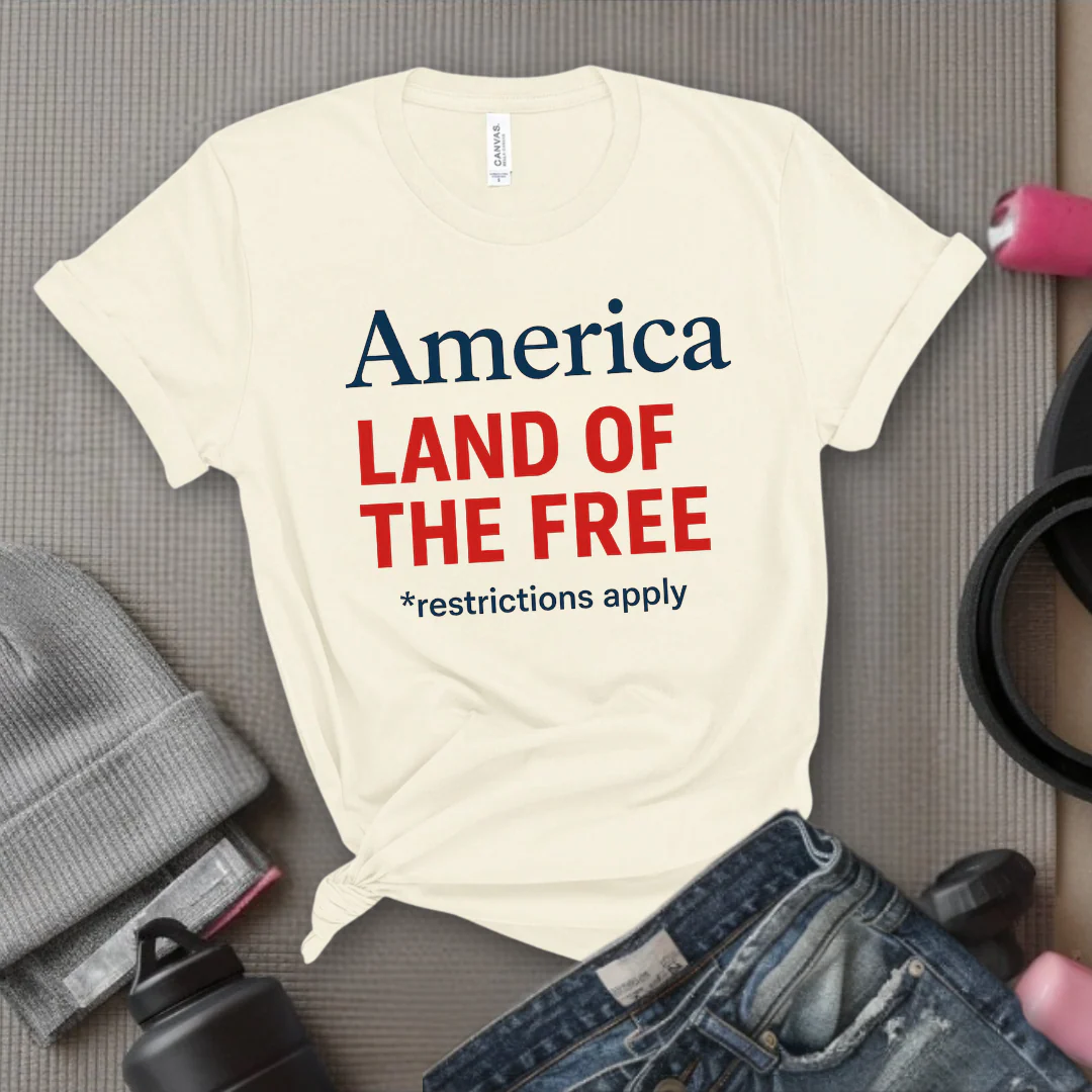 America Land Of The Free - Women Empower Feminist Tee - Bella Canvas 3001 - Image 9