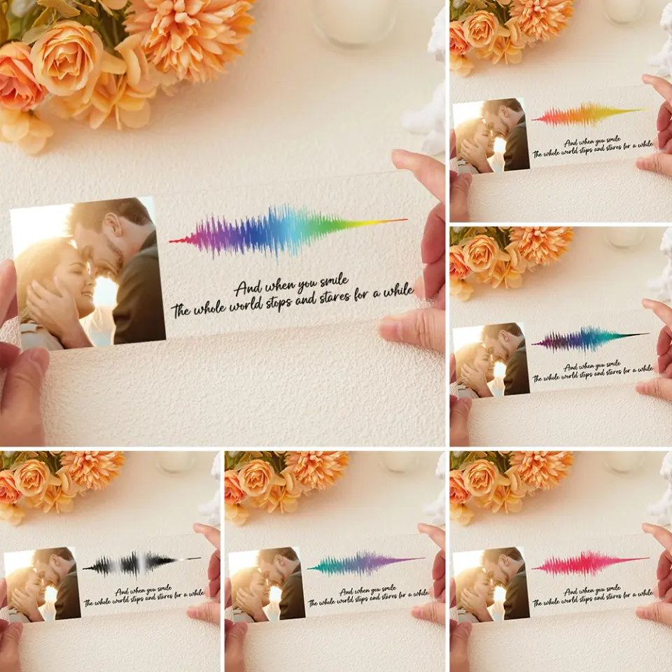 And When You Smile Personalized Acrylic Plaque - Image 5