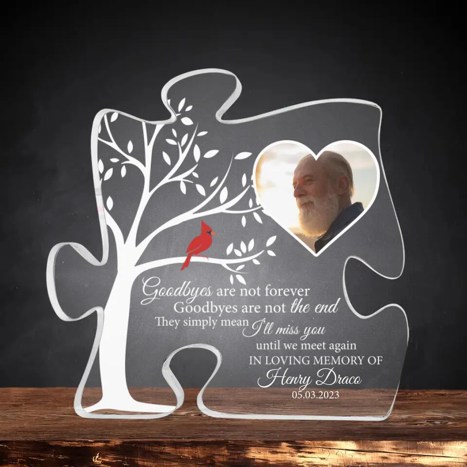 Message to Angel in Heaven Puzzle Acrylic Plaque - Image 3