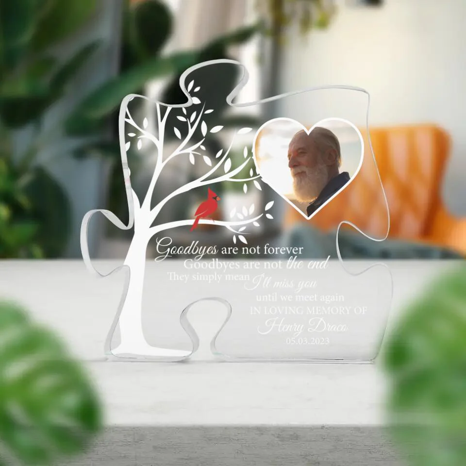 Message to Angel in Heaven Puzzle Acrylic Plaque - Image 4