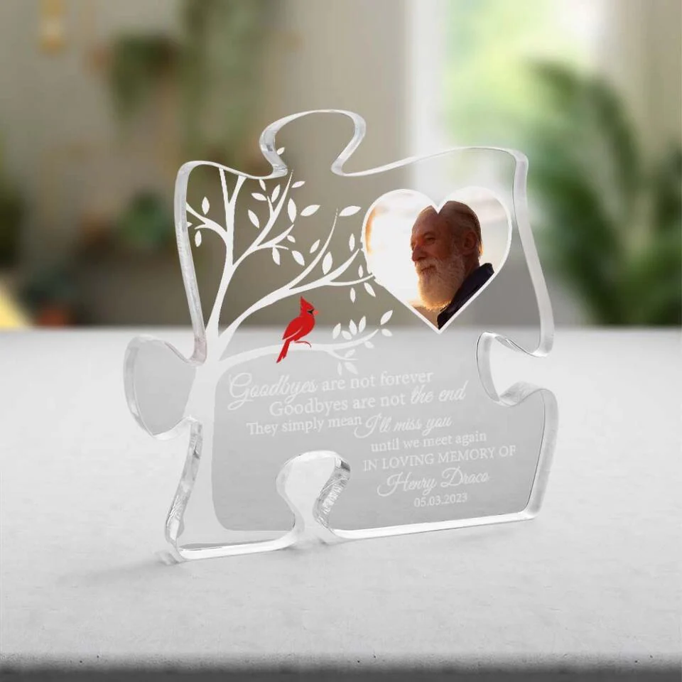 Message to Angel in Heaven Puzzle Acrylic Plaque - Image 5