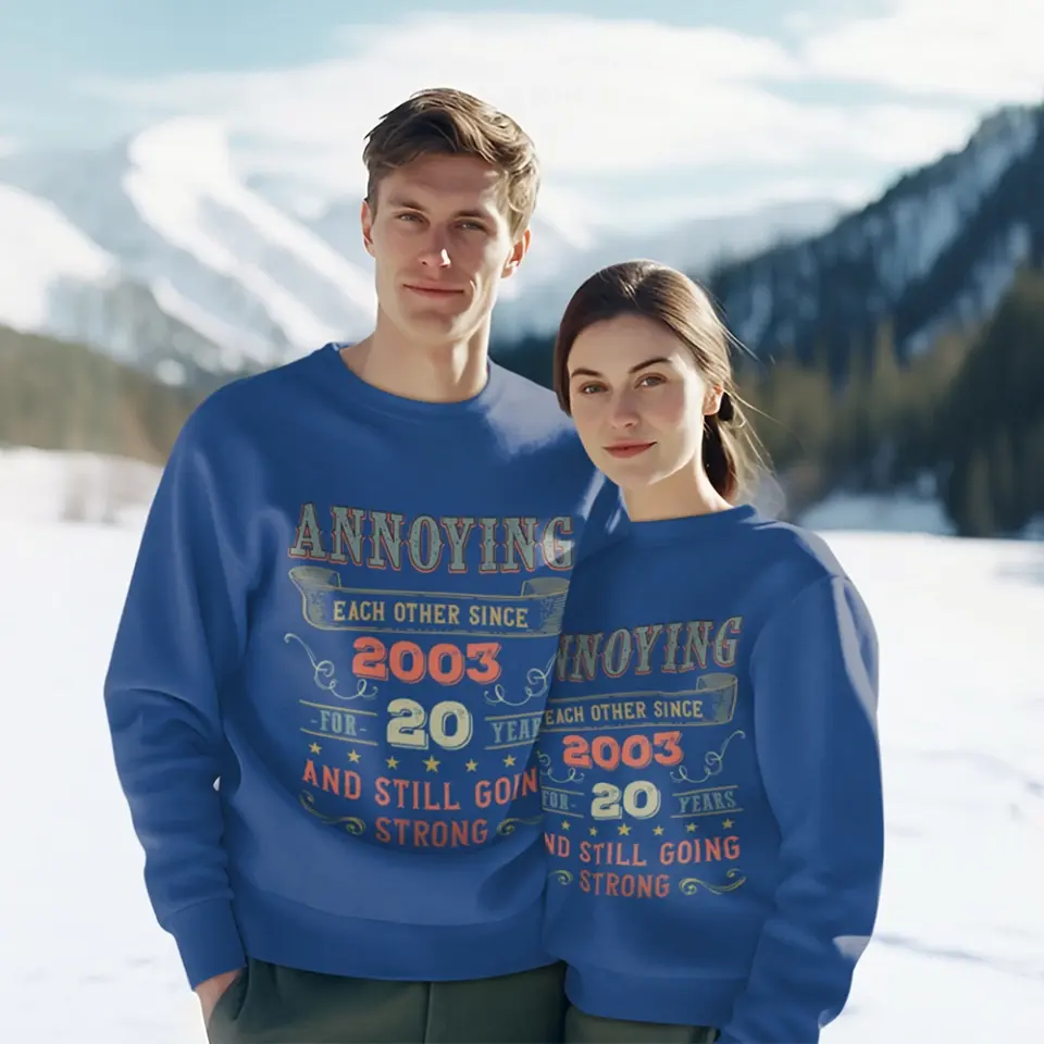 Annoying Each Other For Years & Still Going Strong - Wedding Anniversary Vintage Shirt, Gift for Him and Her - 208IHPTHTS103 - Image 11