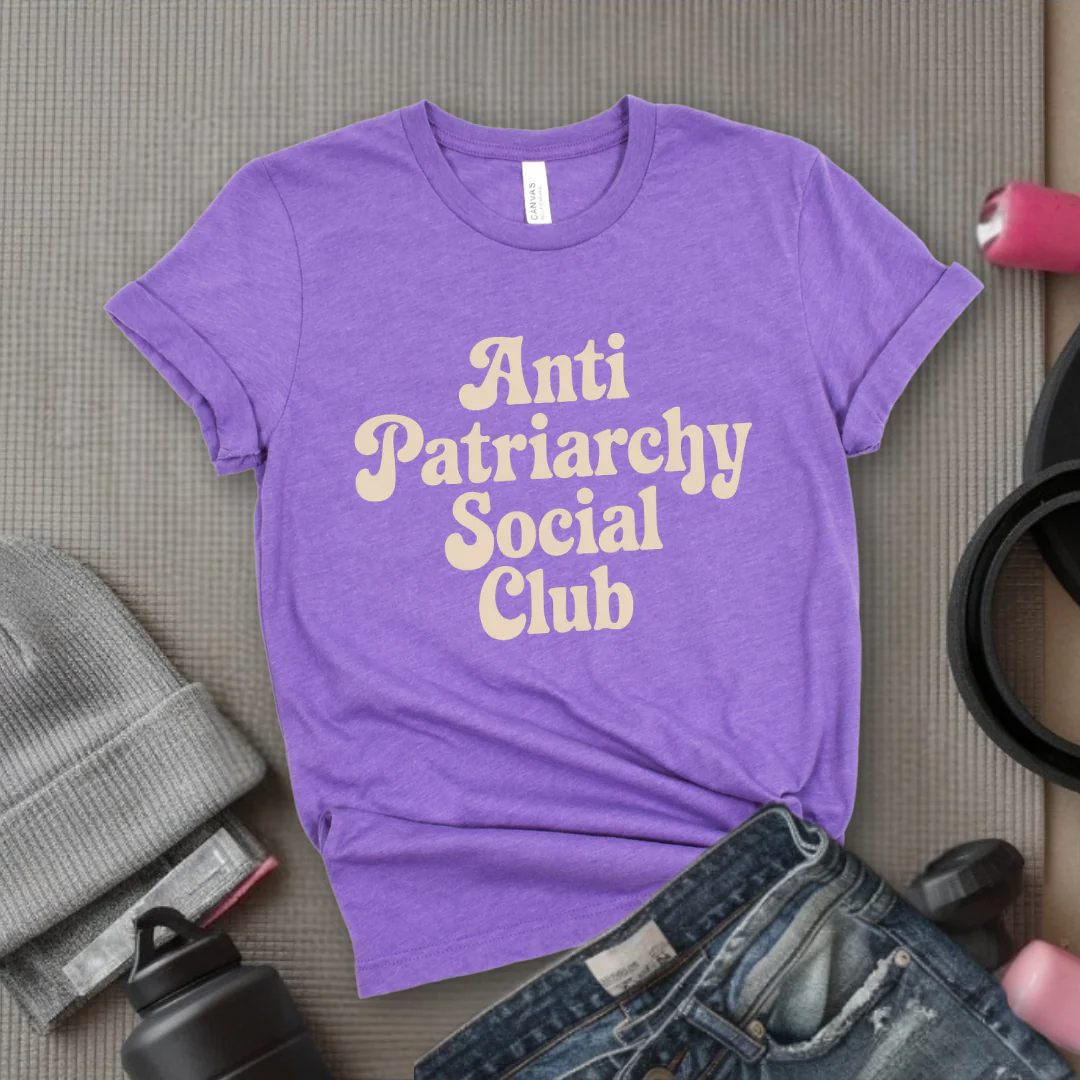 Anti Patriarchy Social Club - Feminist T-Shirt - Women Empowerment Tee - Unisex Shirt - Bella Canvas 3001 - Image 7