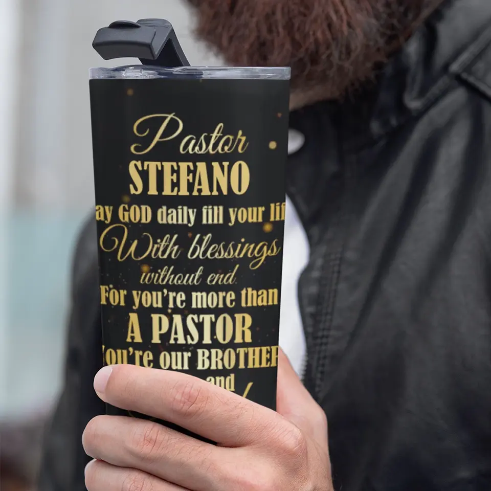 Appreciation For A Pastor Custom Tumbler Christian Gifts For Pastors - Image 8