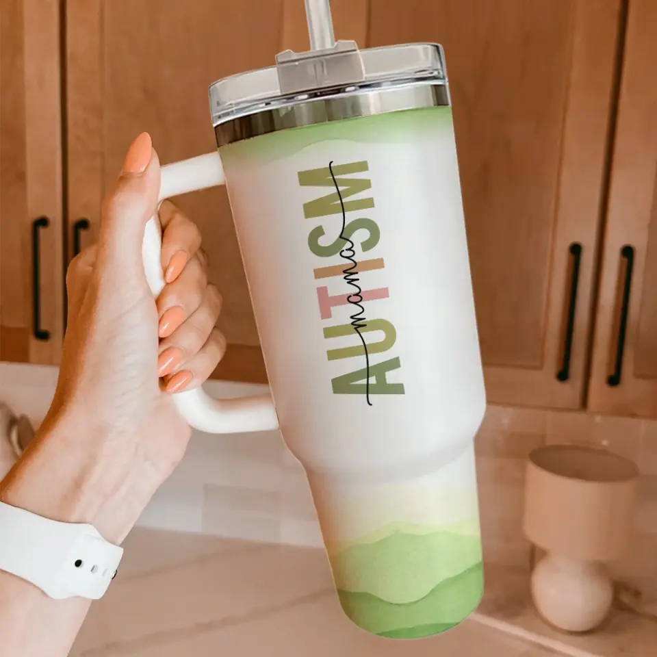 Autism Mama Personalized Tumbler - Image 3